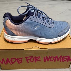 Ryka Devo Plus 2 Tempest Sneakers - Purple and White